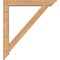 Ekena Millwork Traditional Traditional Smooth Bracket w/ Offset Brace, Western Red Cedar, 5 1/2"W x 34"D x 38"H BKT0604X34X38TRA01SWR - alternate 2